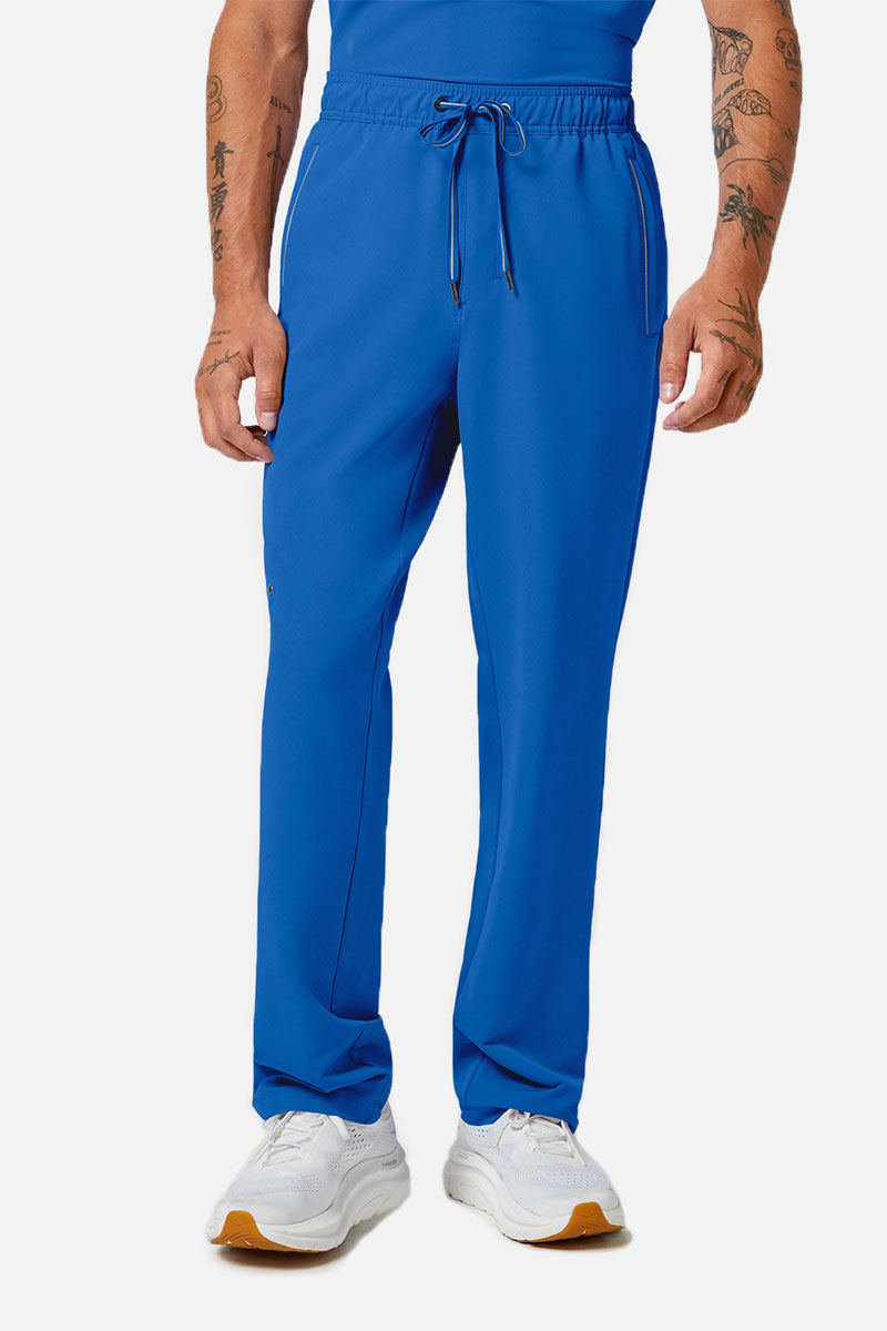 Men's Healing Hands Noah scrub trousers royal blue