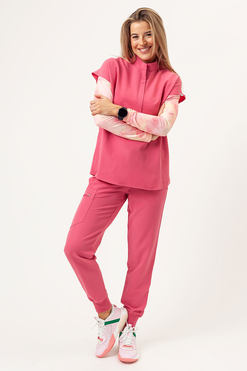 Women’s Uniforms World Avant On-Shift Short scrubs set watermelon