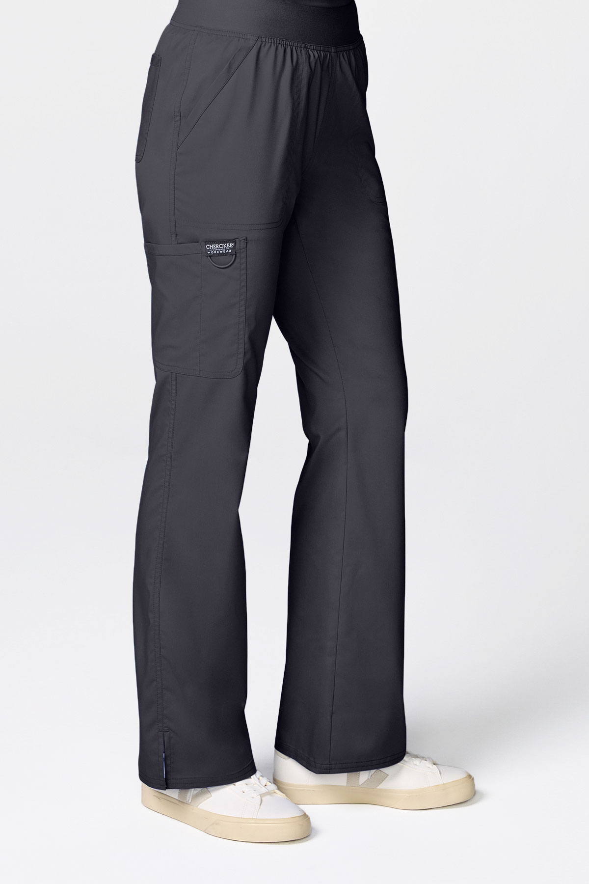 Women's Cherokee Revolution Flared scrub trousers pewter