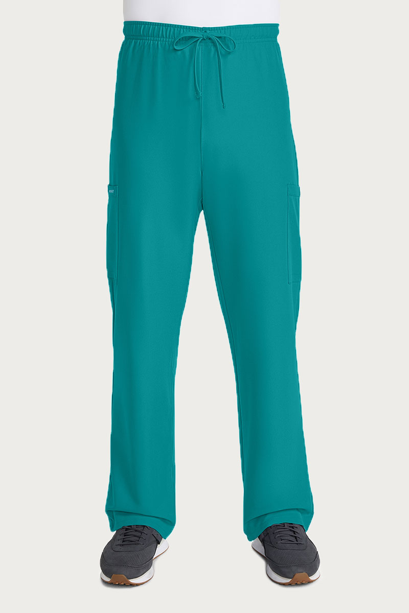 Men’s Cherokee Ultra Cargo scrub trousers teal blue