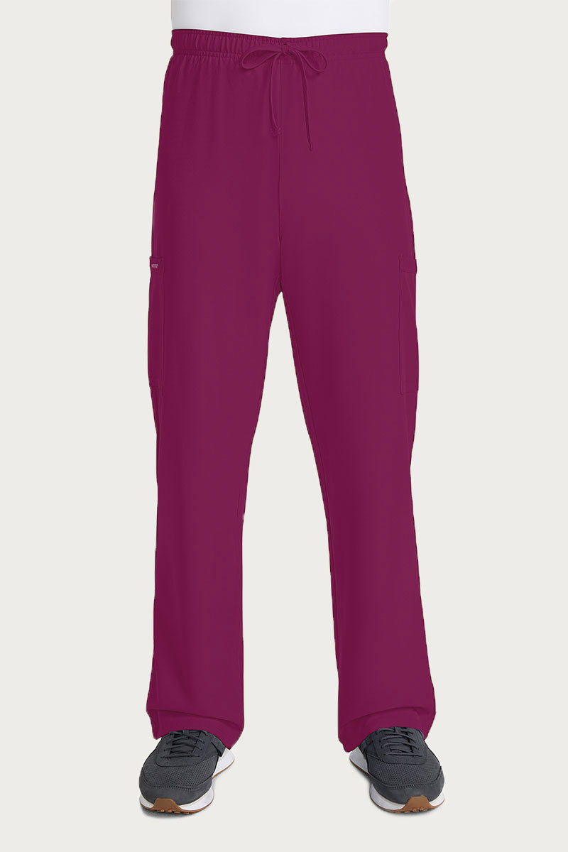 Men’s Cherokee Ultra Cargo scrub trousers wine
