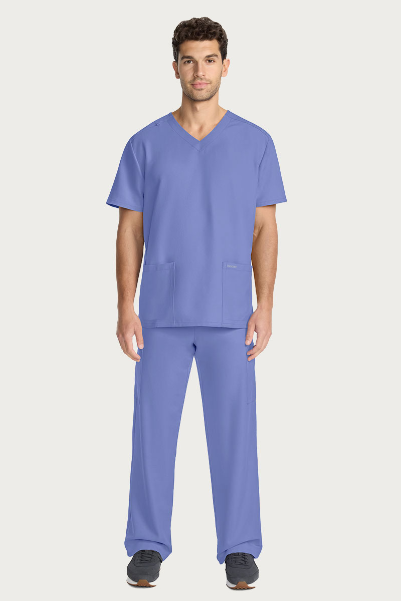 Men's Cherokee Ultra Cargo Scrub Set ciel blue