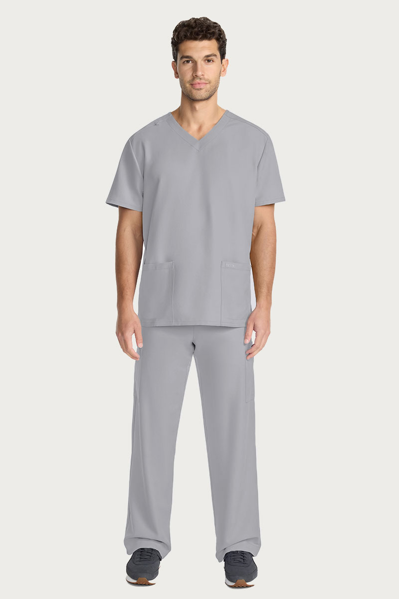Men's Cherokee Ultra Cargo Scrub Set grey