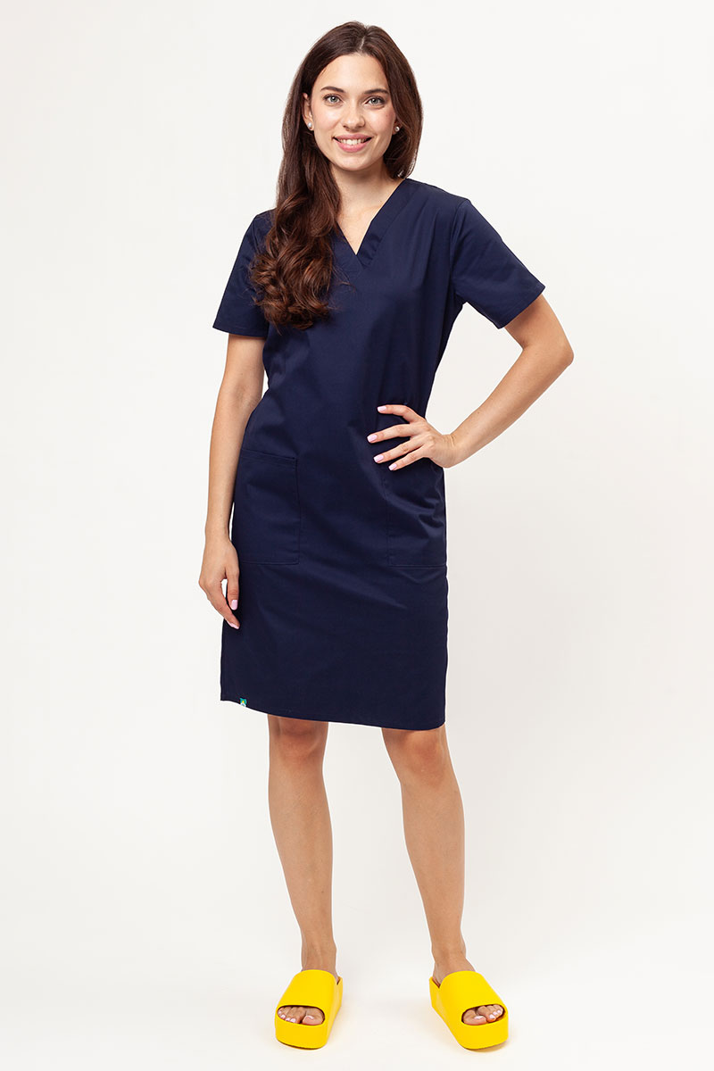 Women s Sunrise Uniforms straight scrub dress turquoise