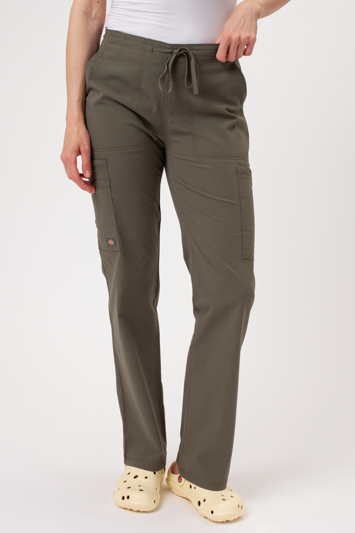 Women’s Dickies Dickies Forge Straight Leg scrub trousers olive