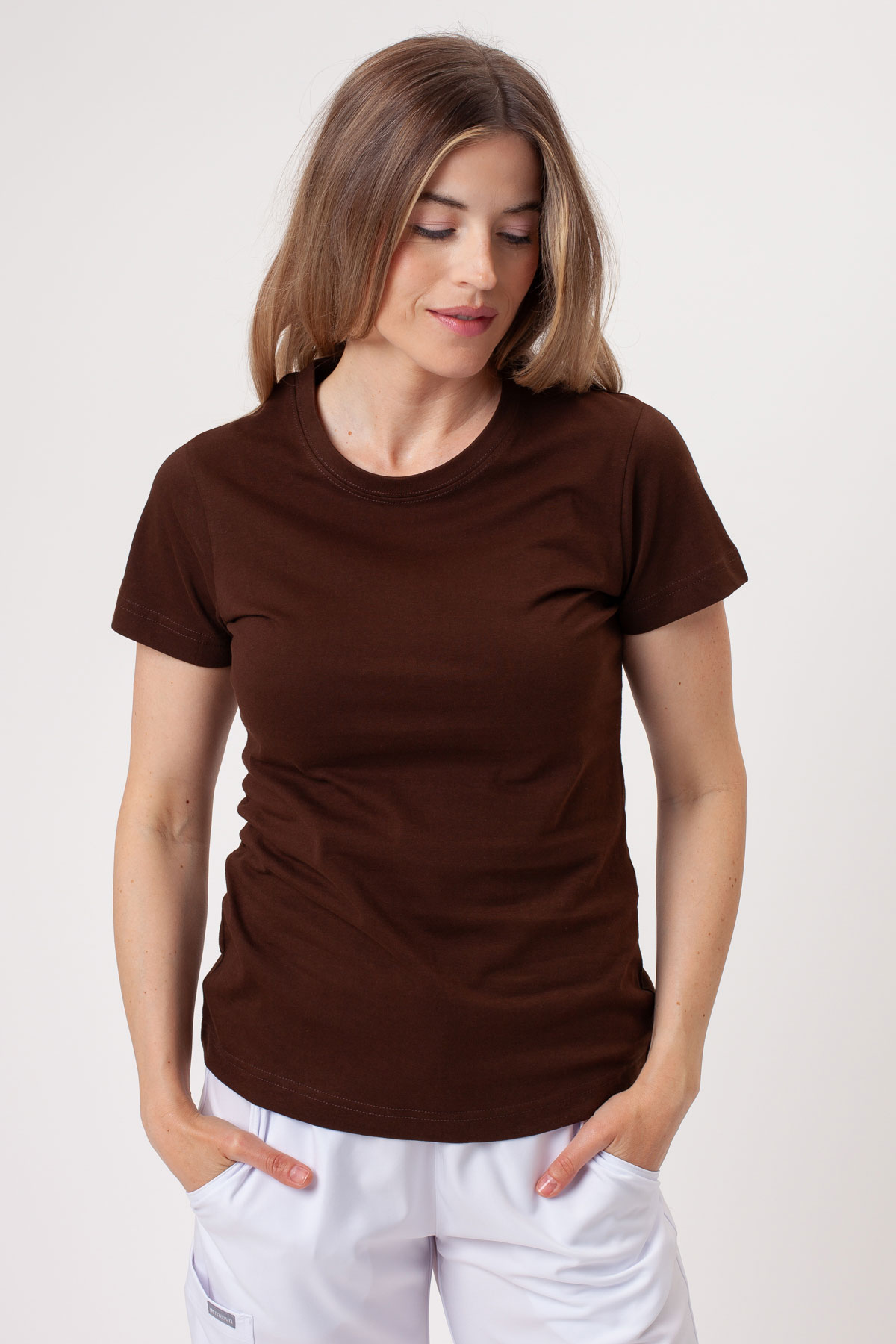 Women’s Malfini Basic T-shirt coffe