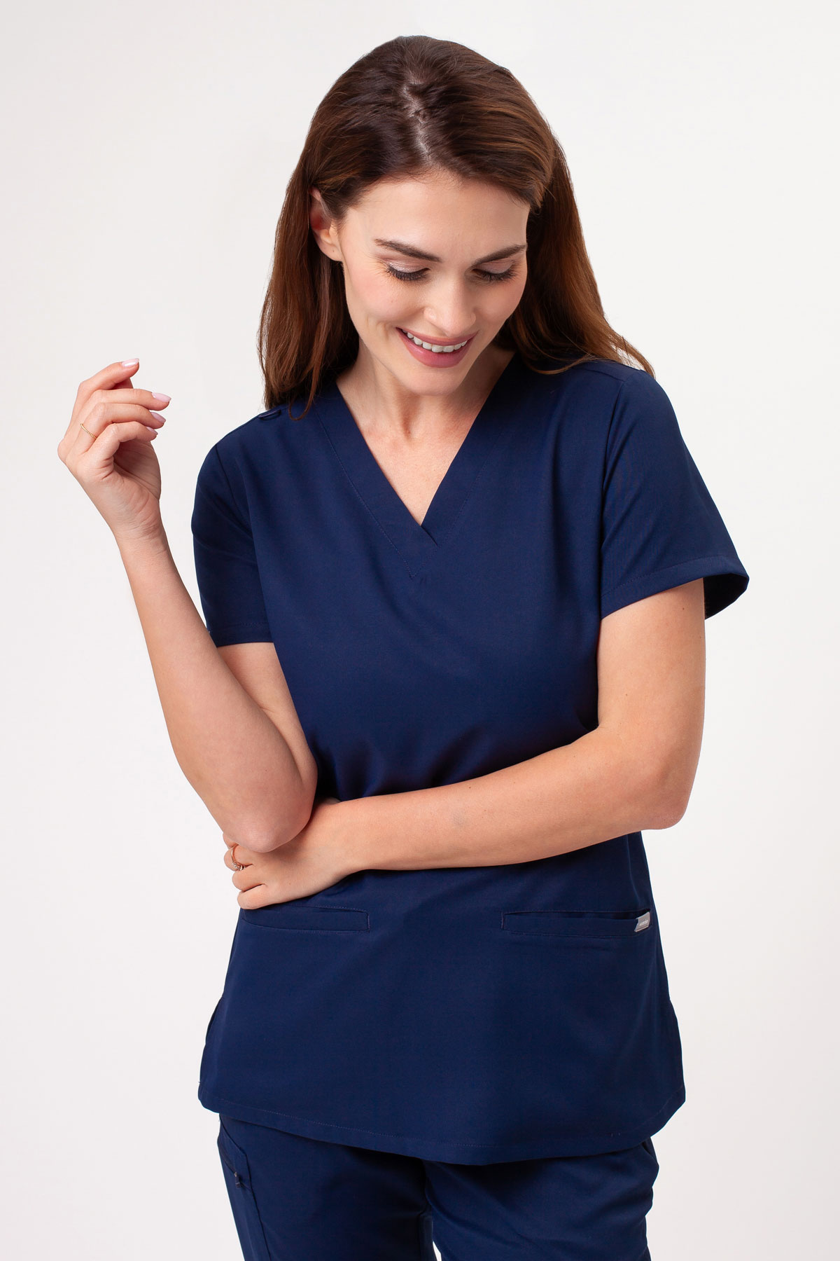 Women’s Sunrise Lite Shift scrub top navy