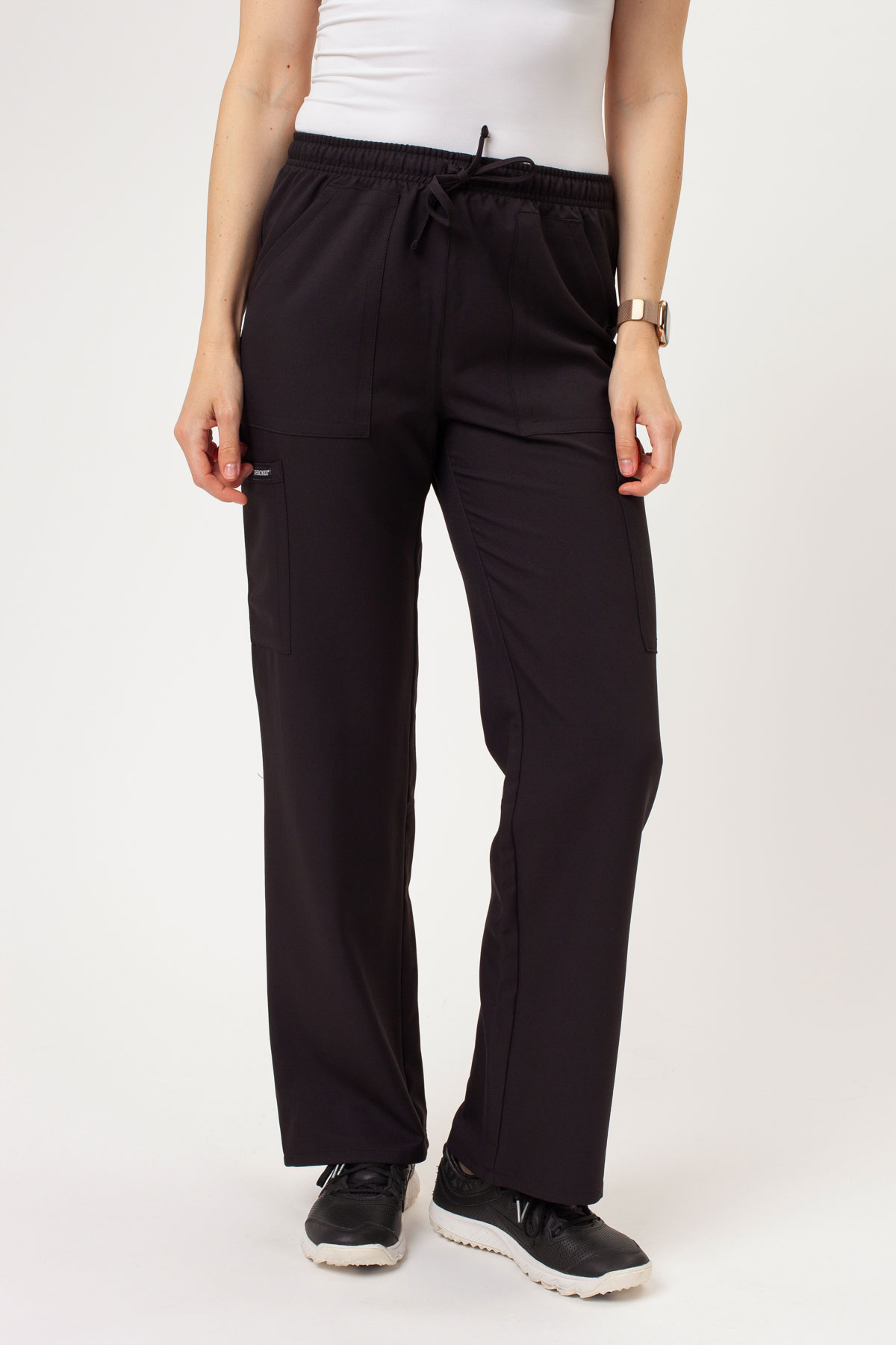 Women's Cherokee Ultra Cargo scrub trousers black