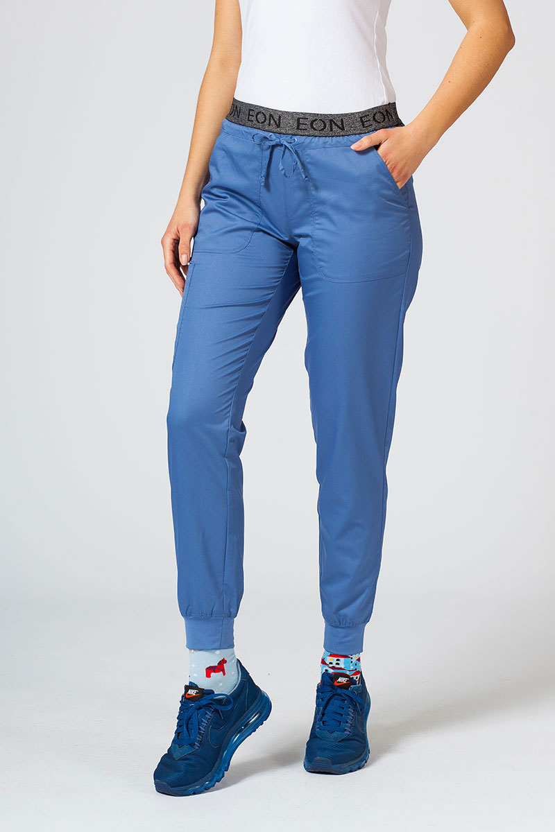Women's Maevn EON Sporty & Comfy jogger scrub trousers infinity blue