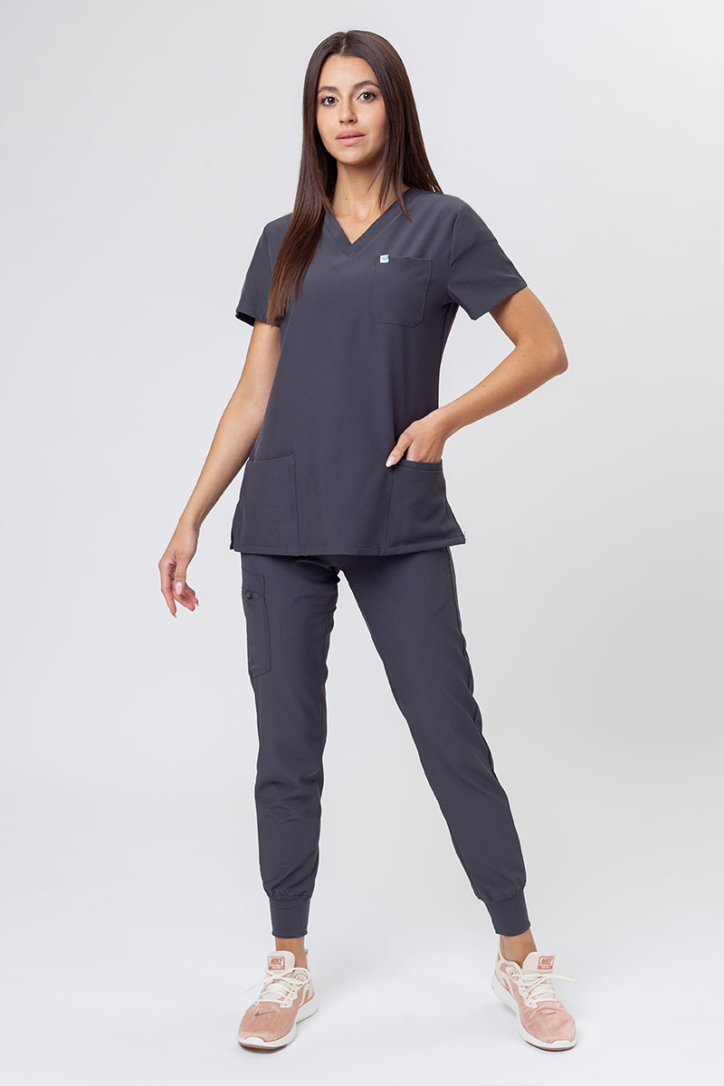 Women’s Uniforms World 309TS™ Valiant scrubs set pewter