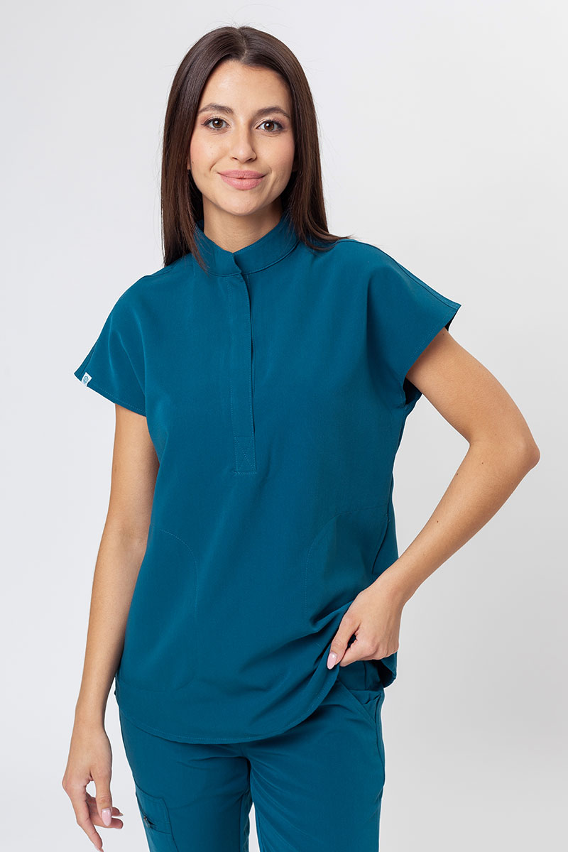 Women's Uniforms World 518GTK™ Avant scrub top caribbean blue