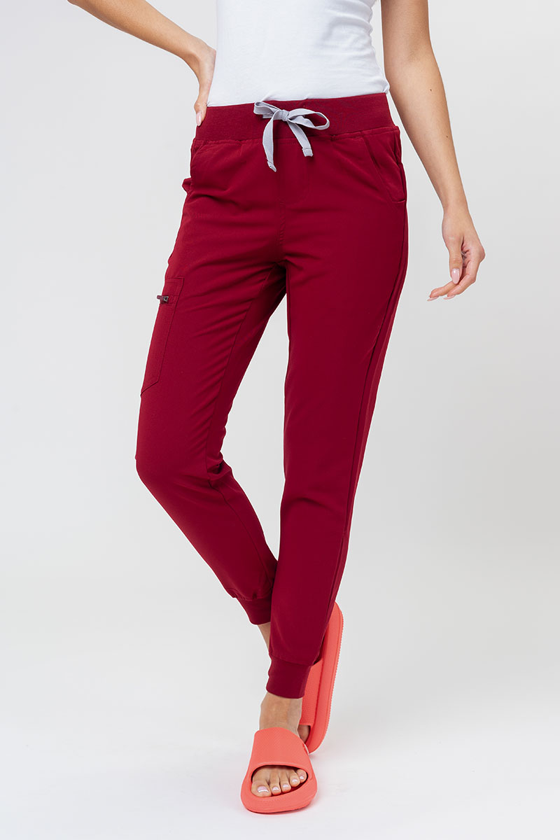 Women's Uniforms World 518GTK™ Avant Phillip scrub trousers burgundy