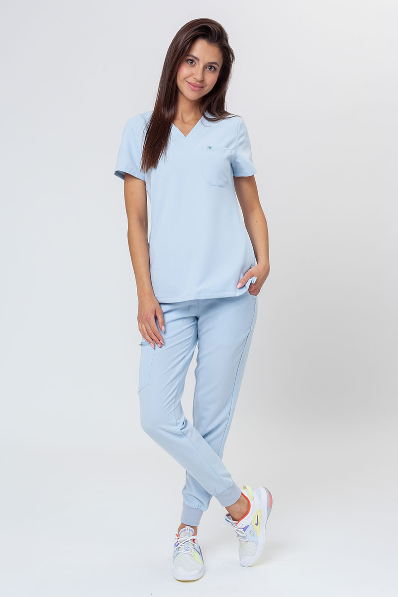Women’s Uniforms World 518GTK™ Phillip scrubs set ceil blue