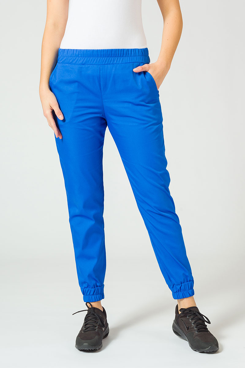 Women's Sunrise Uniforms Easy jogger scrub trousers royal blue