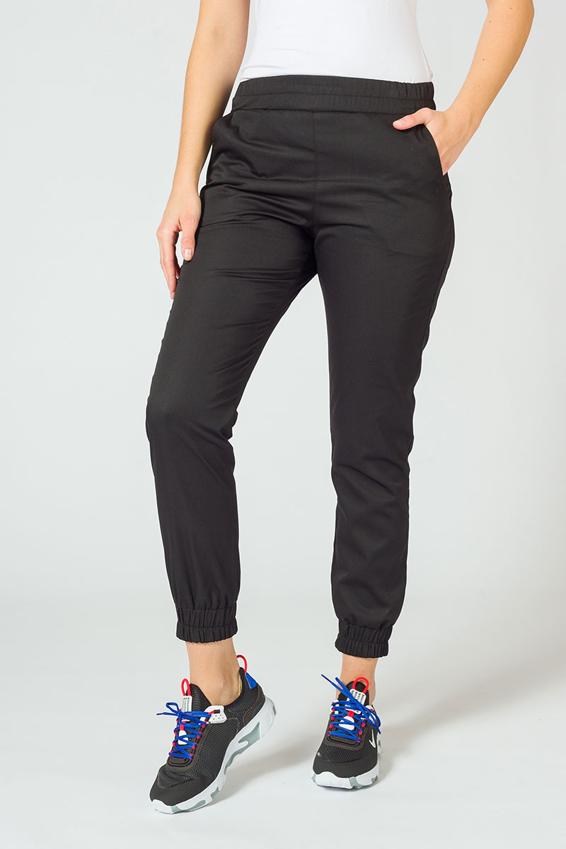 Women's Sunrise Uniforms Easy jogger scrub trousers black