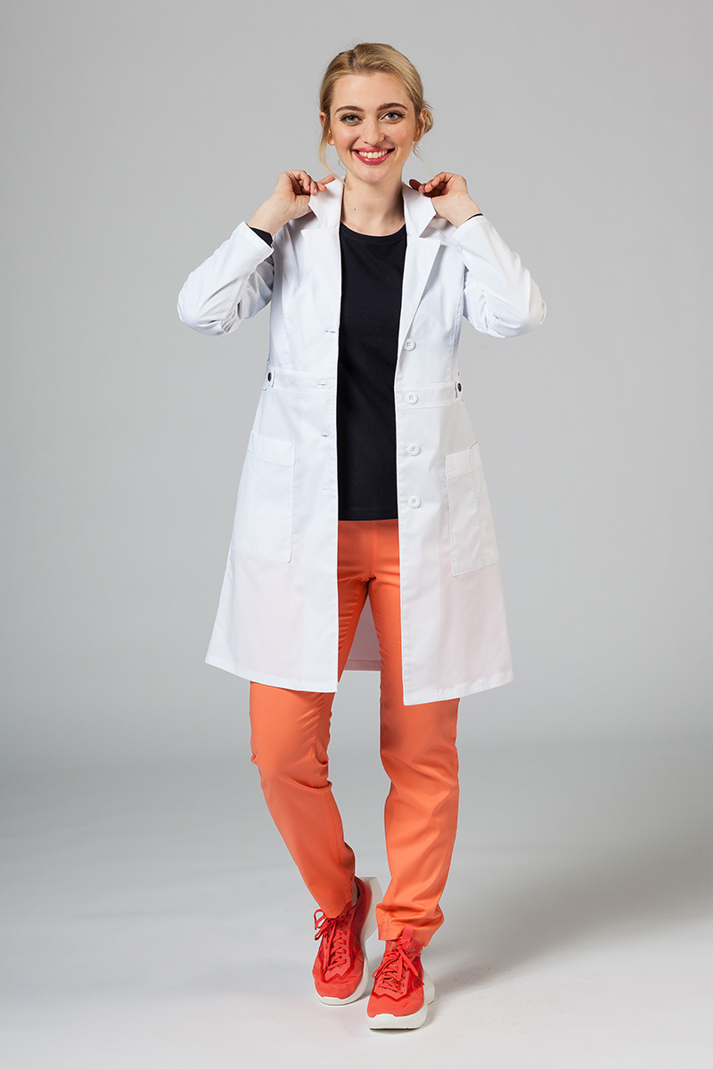 Women’s Adar Uniforms Tab-Waist lab coat (elastic) 