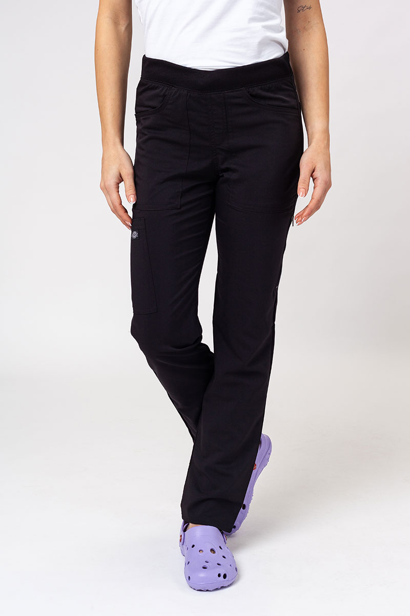 Women’s Dickies Balance Mid Rise scrub trousers black