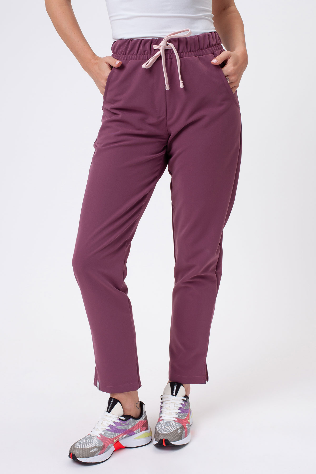 Women's Sunrise Uniforms Premium Pride scrub trousers grape