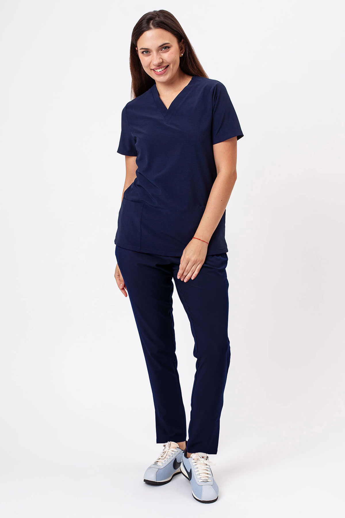 Women's Sunrise Move Line scrub set navy