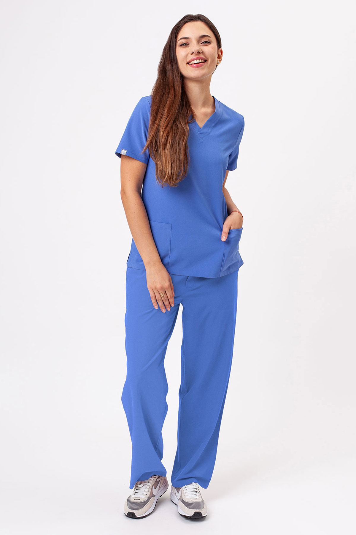 Women's Sunrise Move Zen scrub set ceil blue