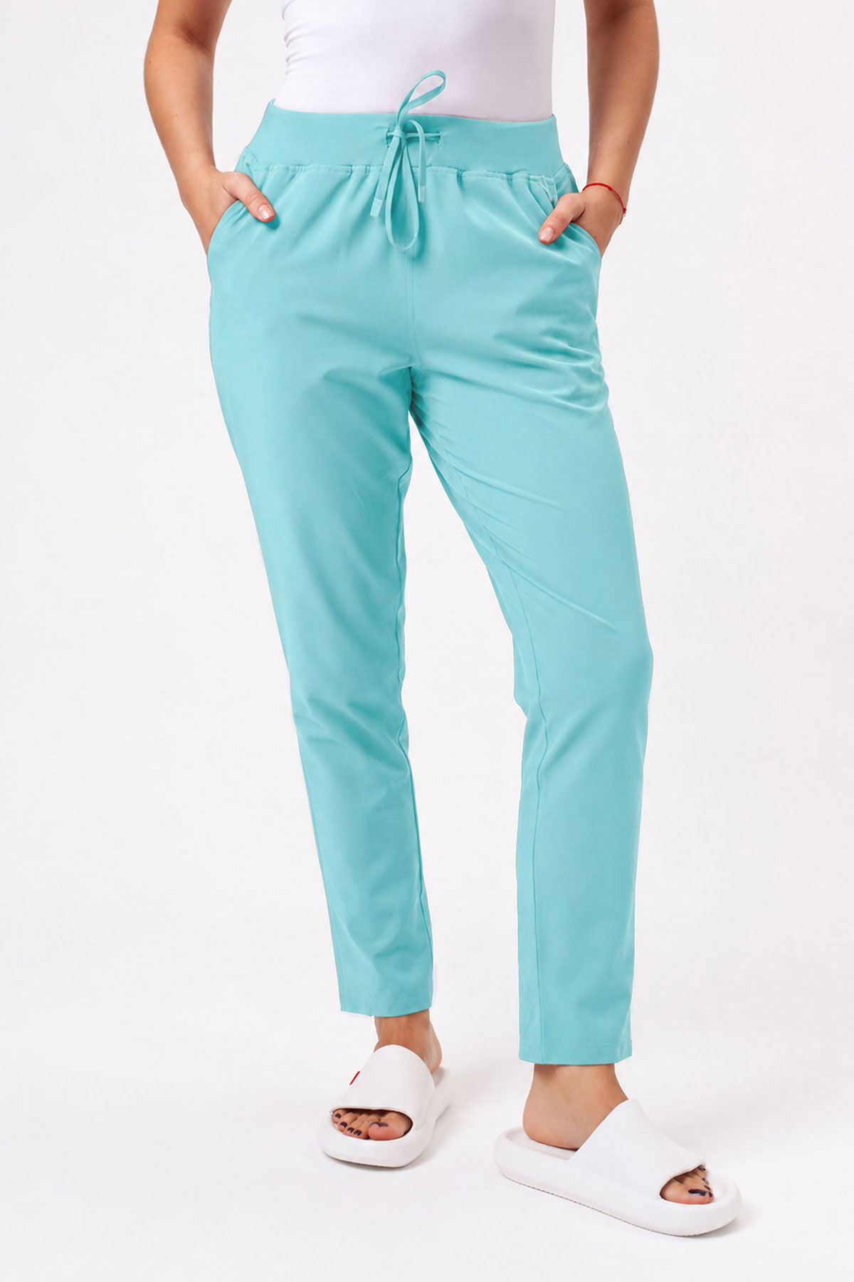 Women's Sunrise Move Line scrub trousers mint