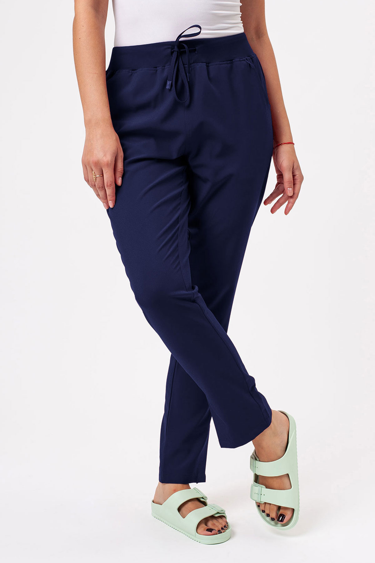 Women's Sunrise Move Line scrub trousers navy