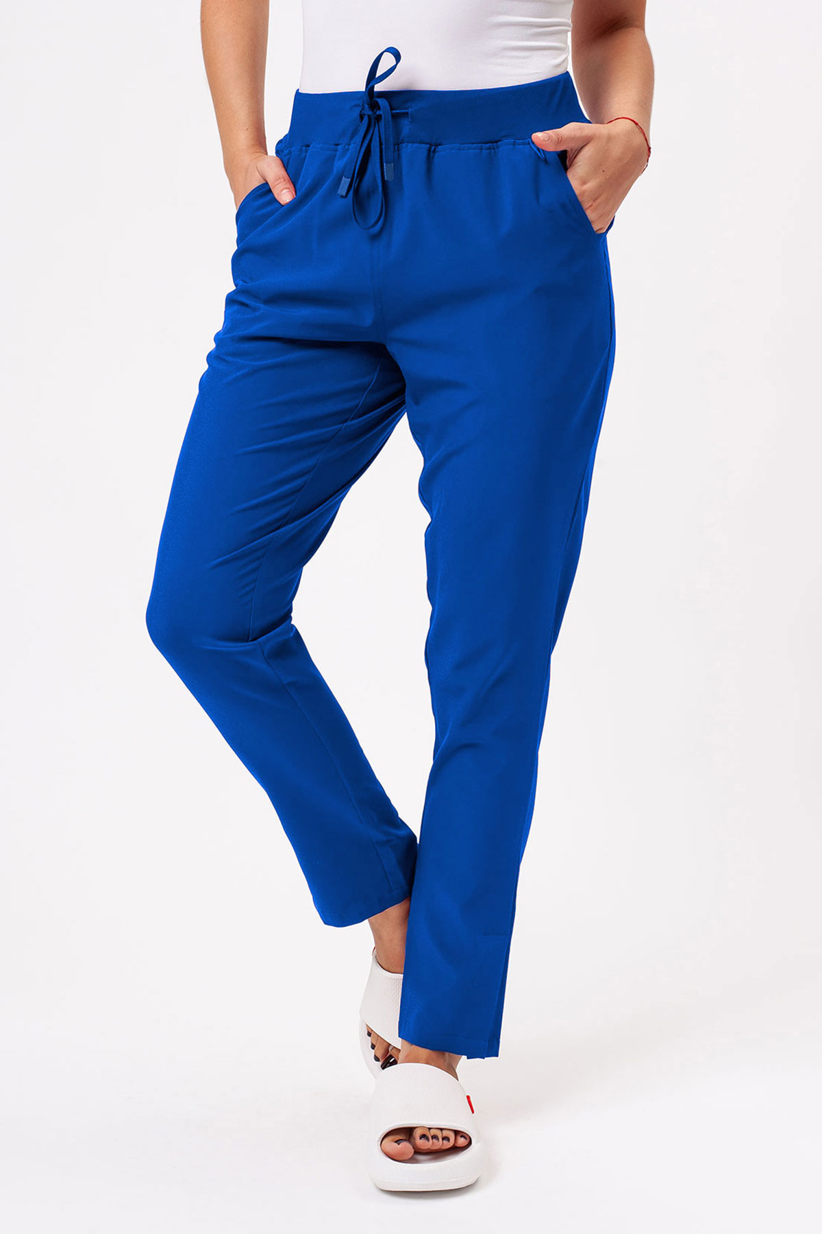 Women's Sunrise Move Line scrub trousers royal blue