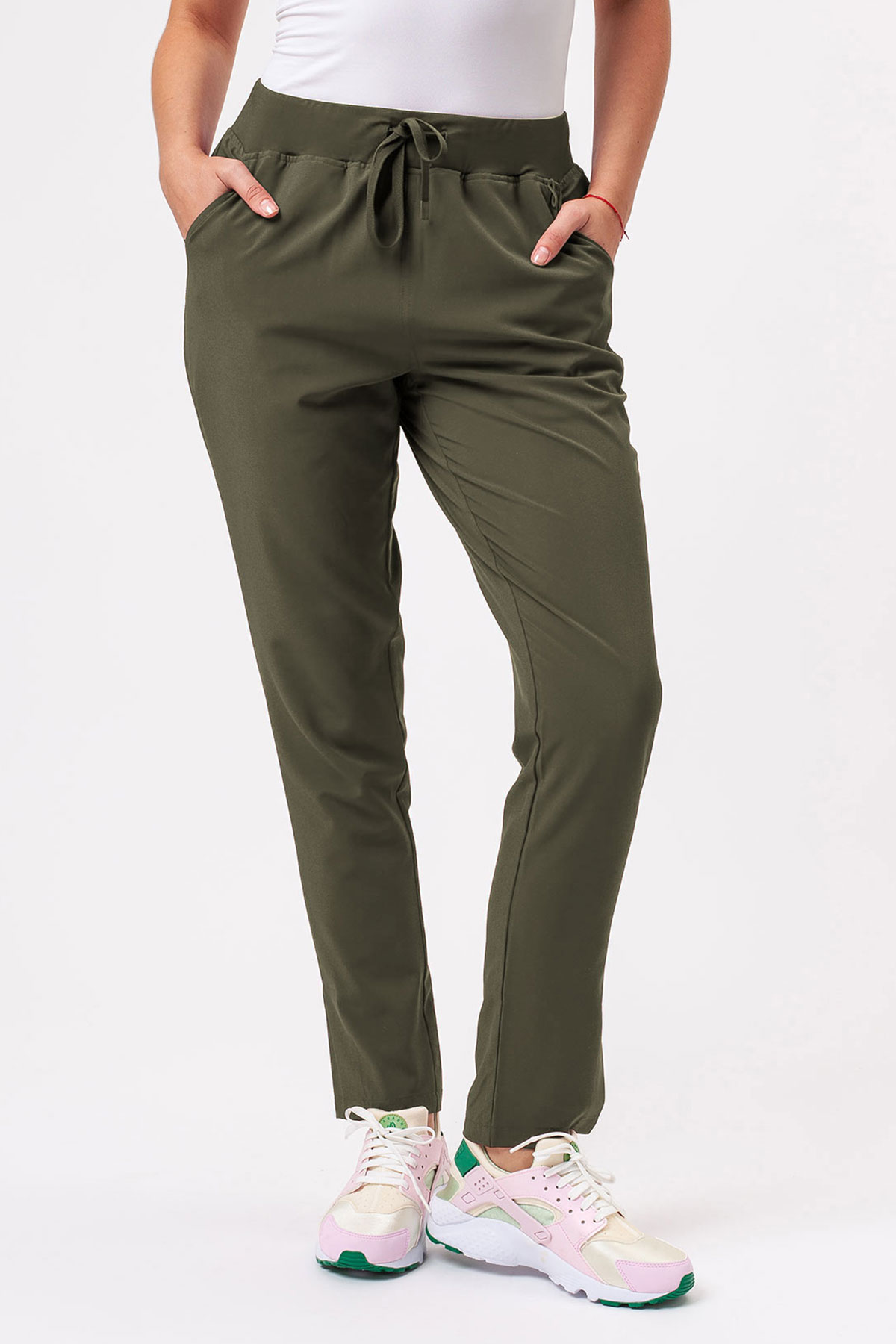 Women's Sunrise Move Line scrub trousers olive