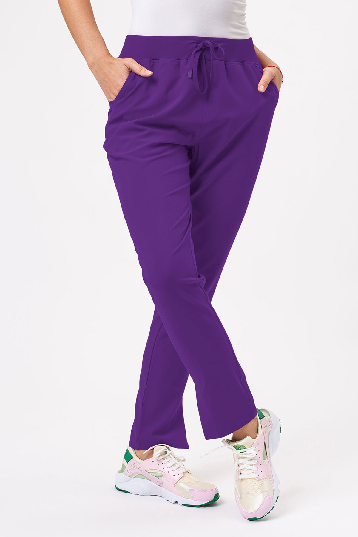 Women's Sunrise Move Line scrub trousers purple