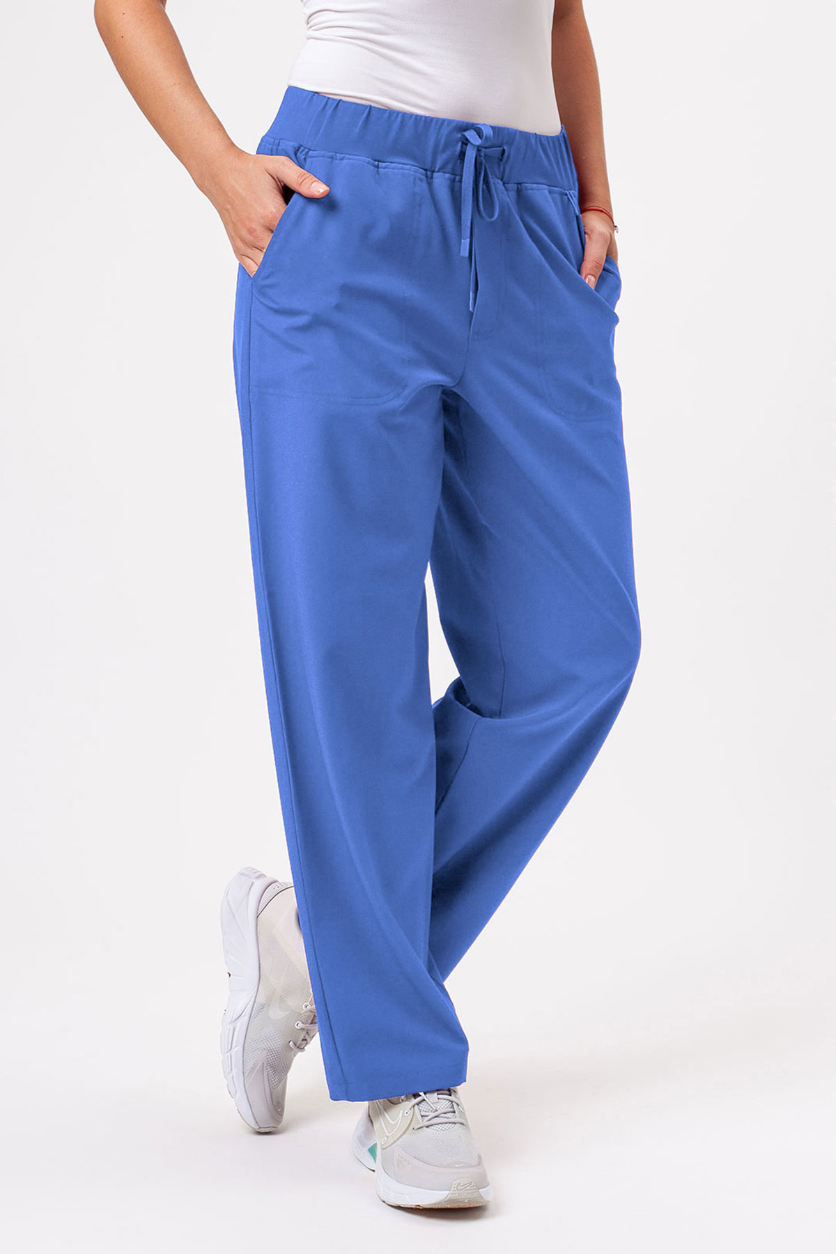 Women's Sunrise Move Zen scrub trousers ceil blue