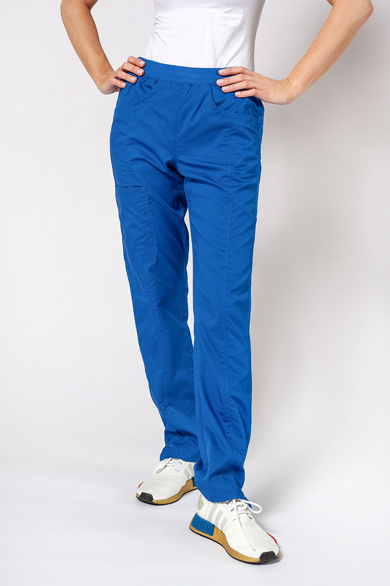 Women's Maevn EON Sporty & Comfy classic scrub trousers royal blue