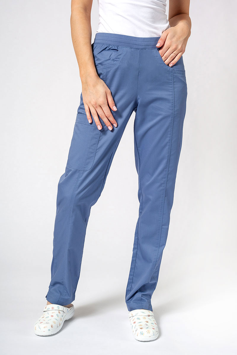 Women's Maevn EON Sporty & Comfy classic scrub trousers infinity blue