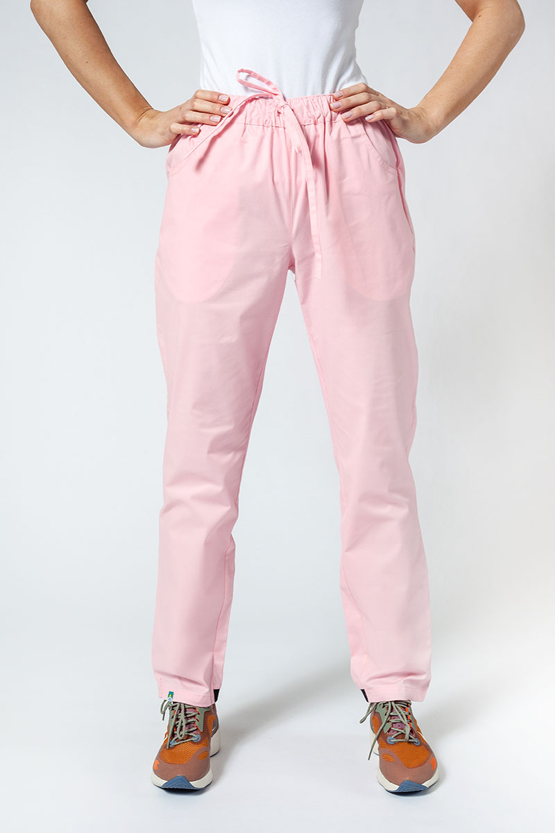Women's Sunrise Uniforms Active Loose scrub trousers blush pink