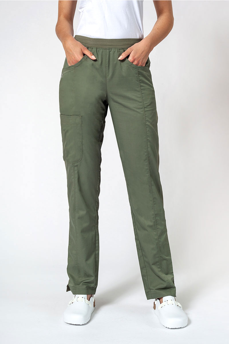 Women's Maevn EON Sporty & Comfy classic scrub trousers olive