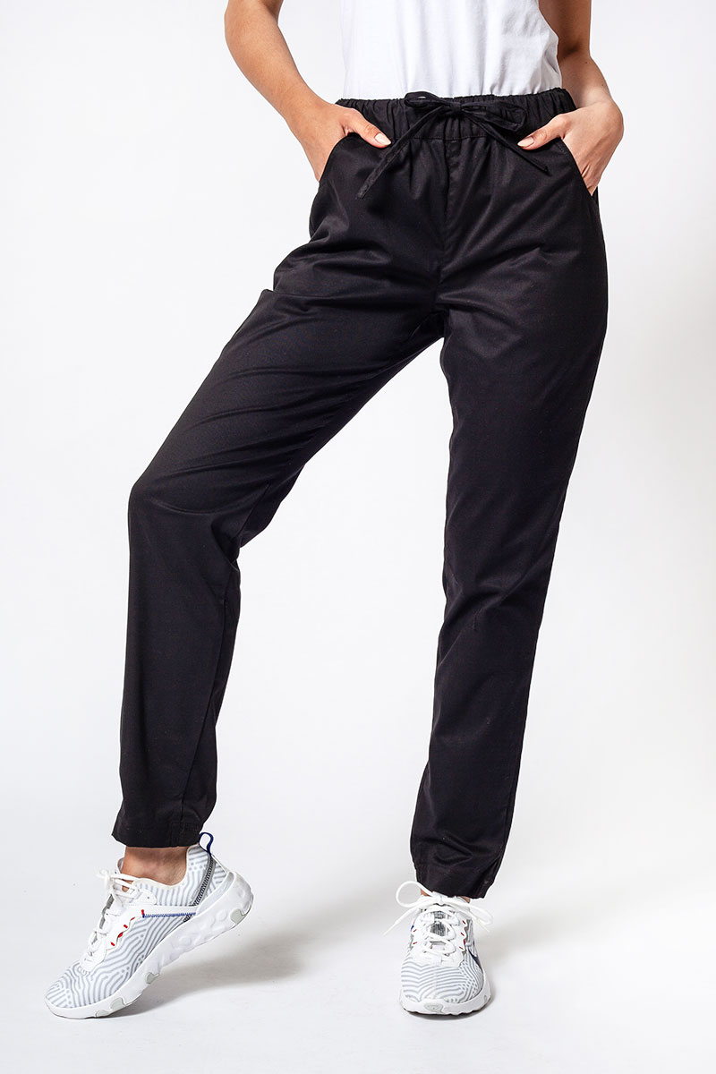 Women's Sunrise Uniforms Active Loose scrub trousers black