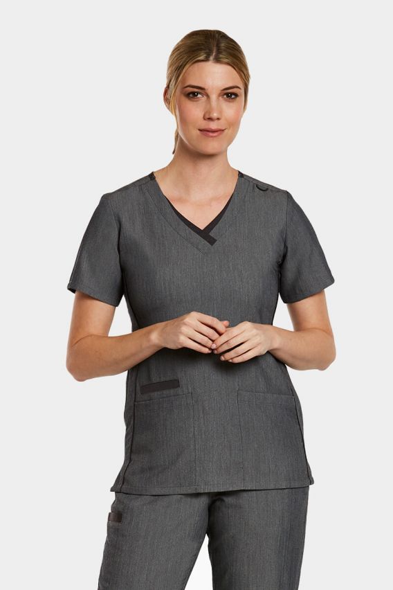 Women’s Maevn Matrix Pro scrub top heather grey-1