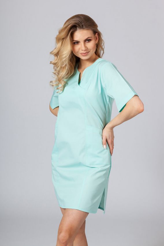 Women’s Sunrise Uniforms classic scrub dress mint-1