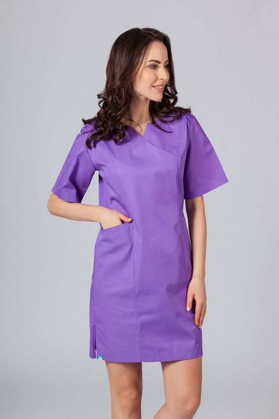 Women’s Sunrise Uniforms classic scrub dress violet-1