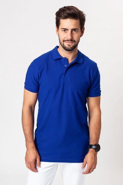 Men’s Malifni Pique polo shirt royal blue-1