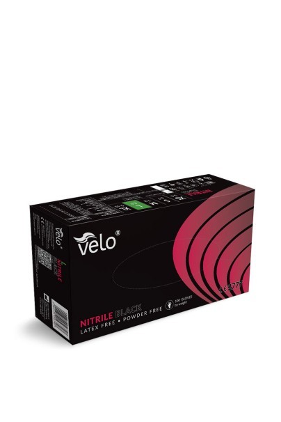 Velo Black powder-free nitrile gloves, 100 pcs-1