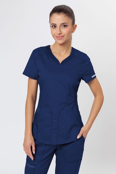 Women’s Cherokee Revolution Active scrub top navy-1