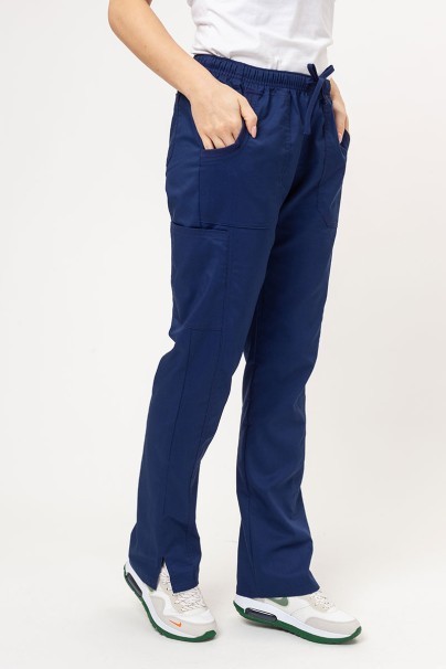 Women's Cherokee Revolution Tech Mid Rise scrub trousers true navy-1