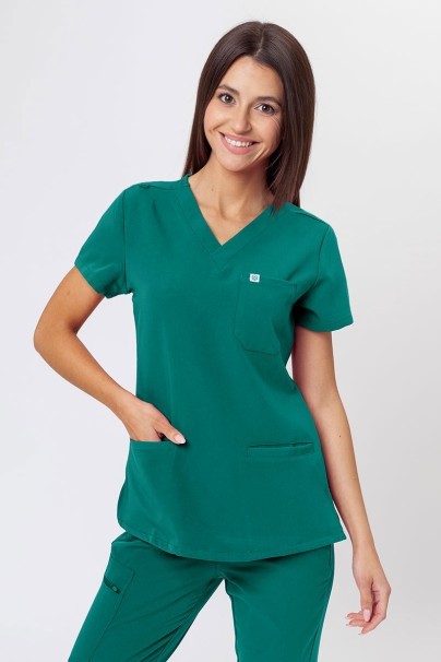 Women's Uniforms World 518GTK™ Phillip On-Shift scrub top green-1