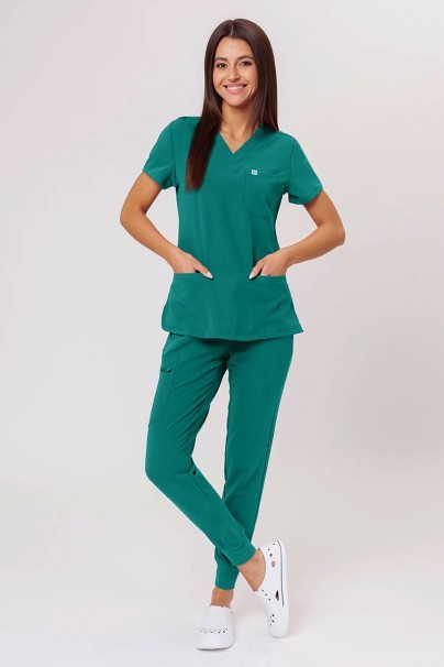 Women’s Uniforms World 518GTK™ Phillip On-Shift scrubs set green-1