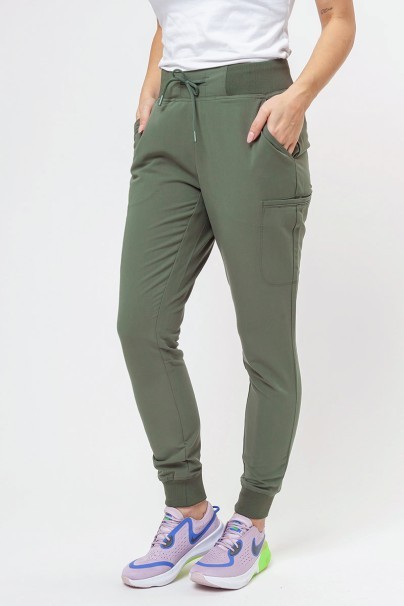 Women's Maevn Matrix Pro jogger scrub trousers olive-1