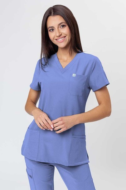 Women's Uniforms World 309TS™ Valiant scrub top ceil blue-1