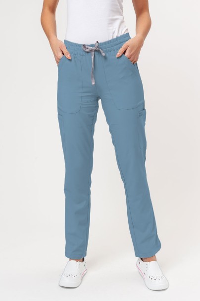 Women’s Maevn Momentum 6-pocket scrub trousers slate blue-1