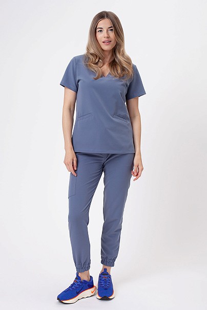 Women's Sunrise Uniforms Premium Vibe scrubs set thunder