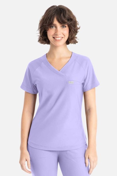 Women's Maevn Embrace Luna scrub top lavender-1