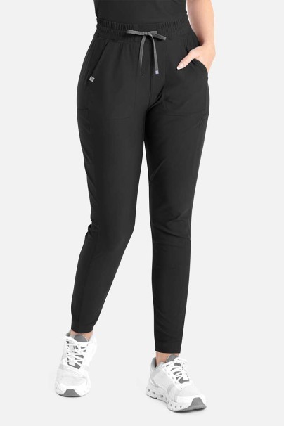 Women's Maevn Embrace Mia scrub trousers black-1